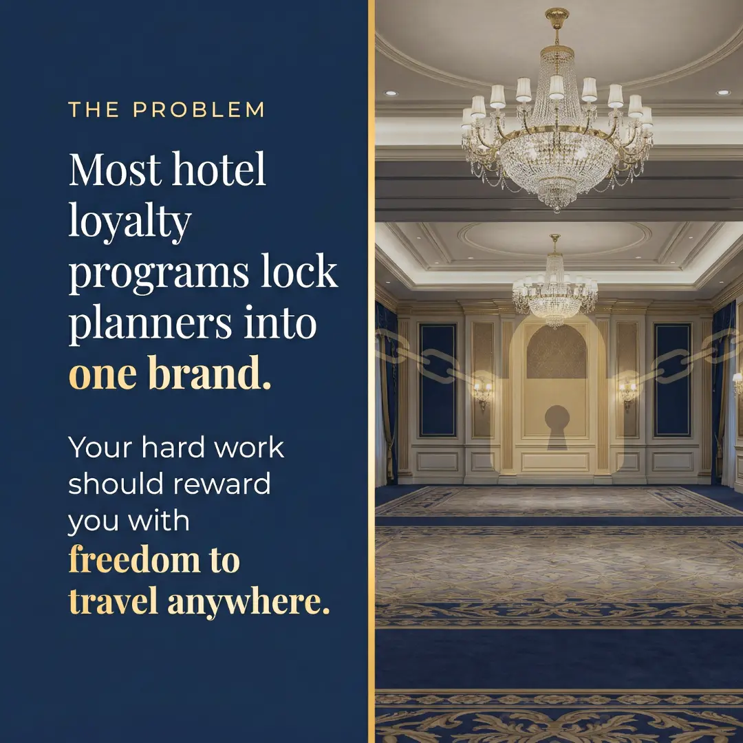 Elite Planner Rewards: freedom to travel beyond one hotel brand