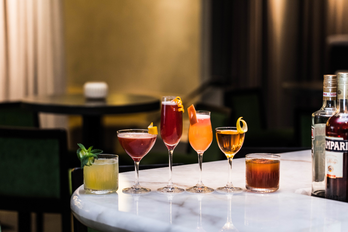 Cocktails served at Magnificent Mile